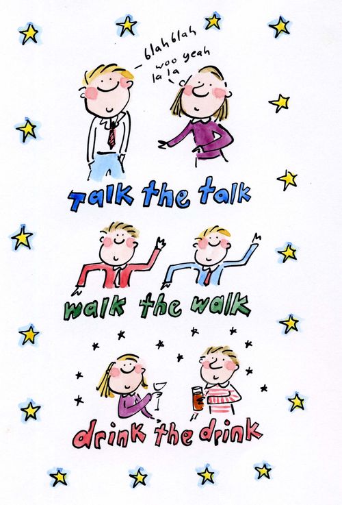 Talk the talk...
