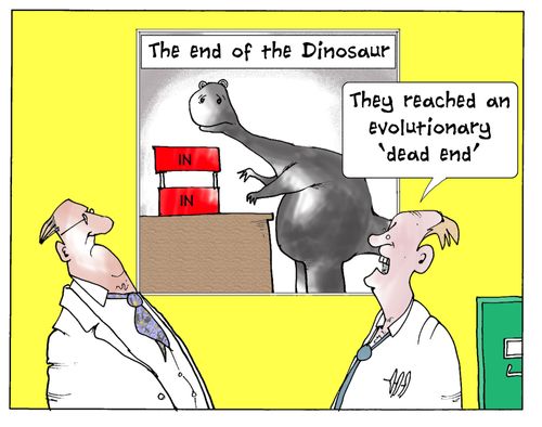 'The reached an evolutionary 'dead end'.'