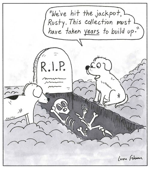 'We've hit the jackpot, Rusty. This collection must have taken years to build up.'