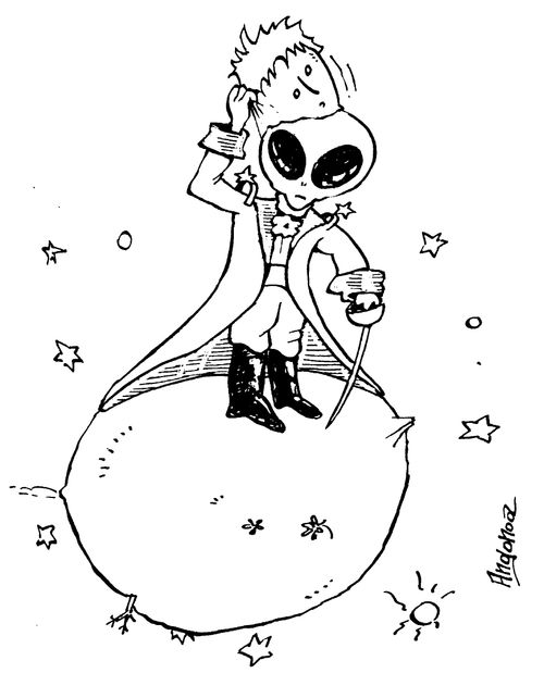 The little prince is an alien