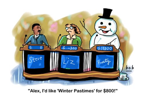 Snowman on Quiz Show.