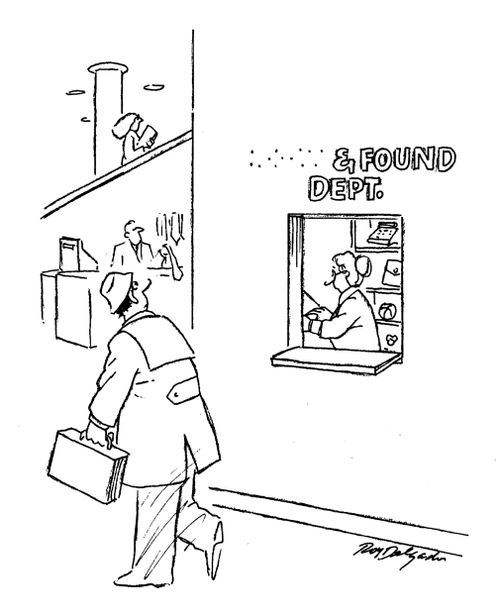 Lost & found dept.