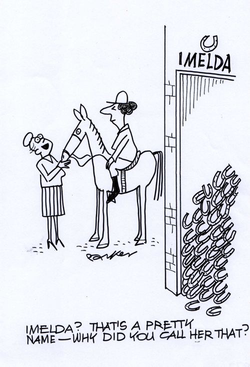 'Imelda? That's a pretty name - why did you call her that?'