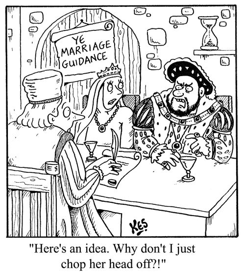 "Here's an idea. Why don't I just chop her head off?!"