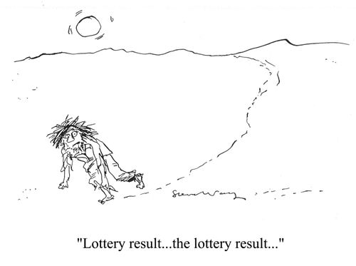 'Lottery result...the lottery result...'