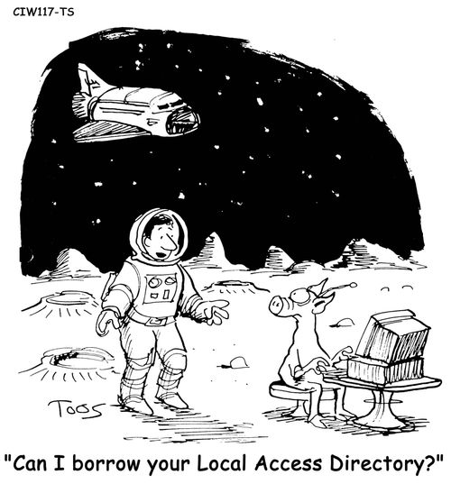 'Can I borrow your Local Access Directory?'