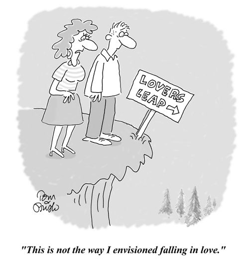 "This not the way I envisioned falling in love."