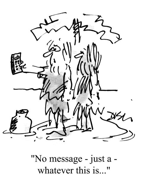 'No message - Just a - whatever this is....'