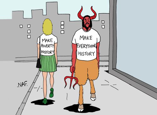 Make Poverty History / Make Everything History.