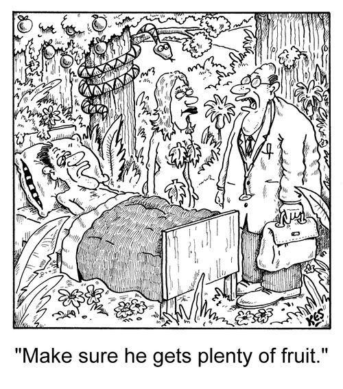 'Make sure he gets plenty of fruit.'