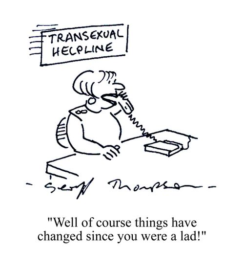 'Well of course things have chagned since you were a lad,'