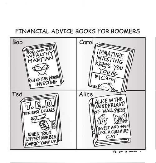 Financial advice books for boomers.