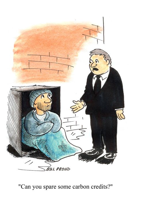 'Can you spare some carbon credits?'