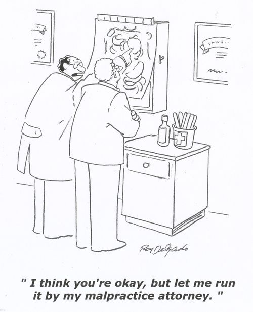 'I think you're okay, but let me run it by my malpractice attorney.'