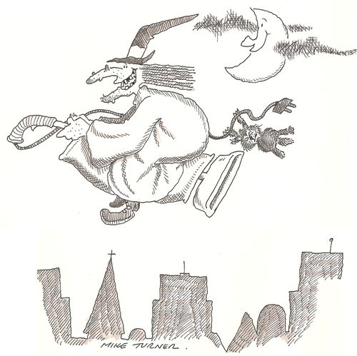Witch updates travel broom.