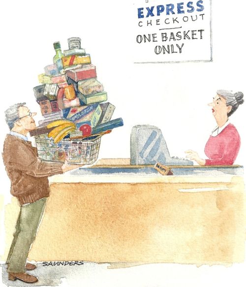 Express Checkout: One Basket Only.