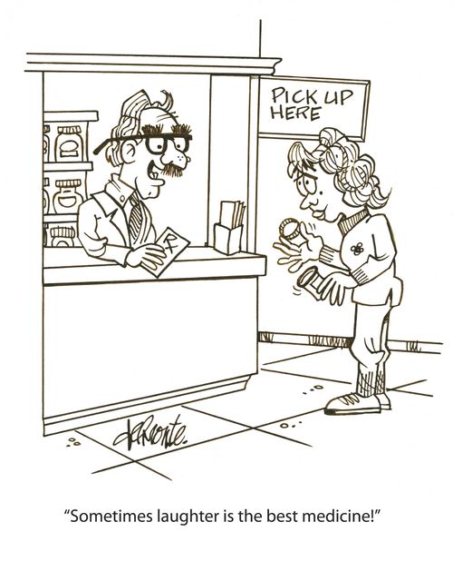 'Sometimes laughter is the best medicine!'