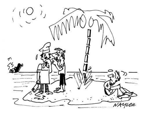 Chef Considers Cannibalism on Desert Island.