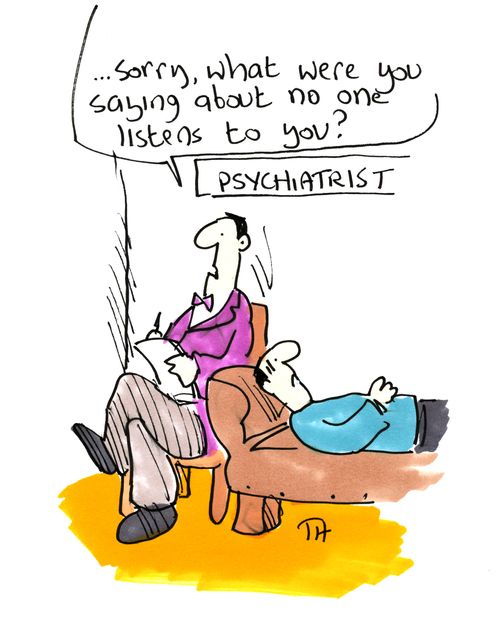 '... sorry, what were you saying about no-one listens to you?'