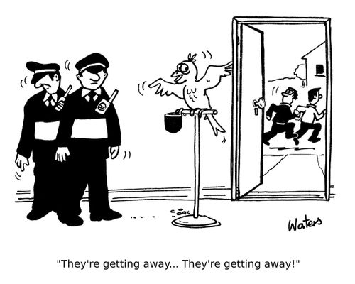 'They're getting away...They're getting away!'