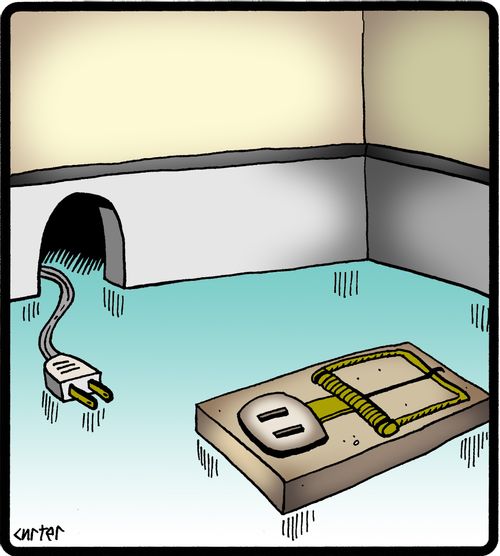 Plug trap.