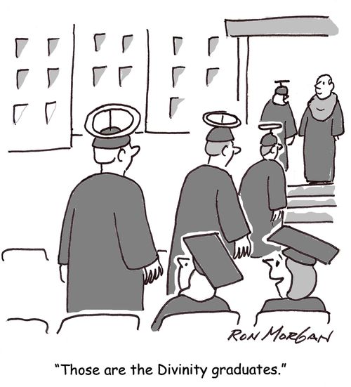 'Those are the Divinity students.'