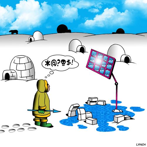 Solar Powered Igloo.