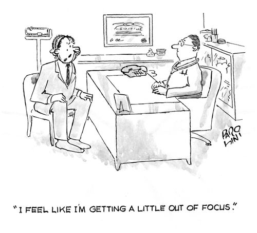 'I feel like I'm getting a little out of focus.'
