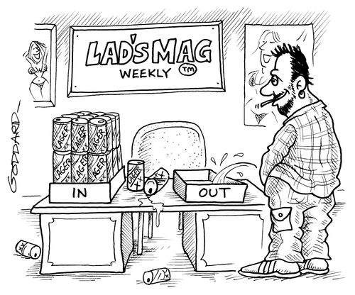 Lad's Mag Weekly.