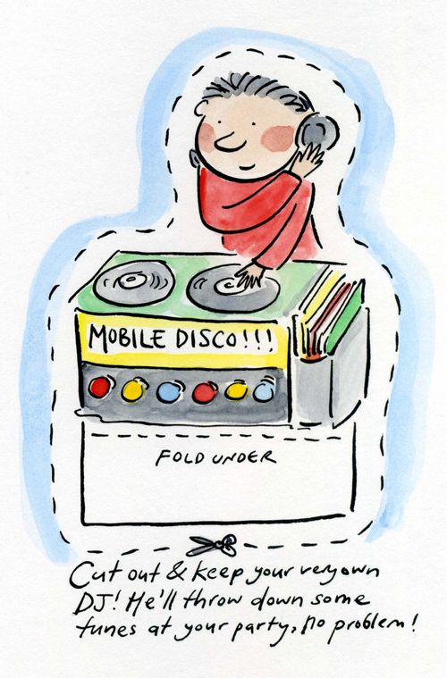 Cut out and keep your own DJ.