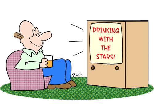 Drinking with the stars.