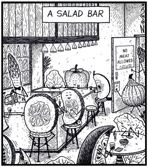 A salad bar.