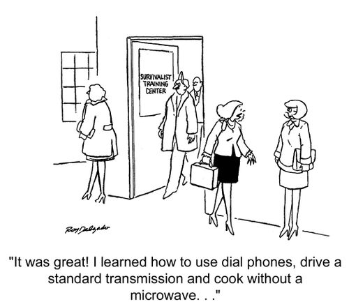 'It was great! I learned how to use dial phones, drive a standard transmission and cook without a microwave...'