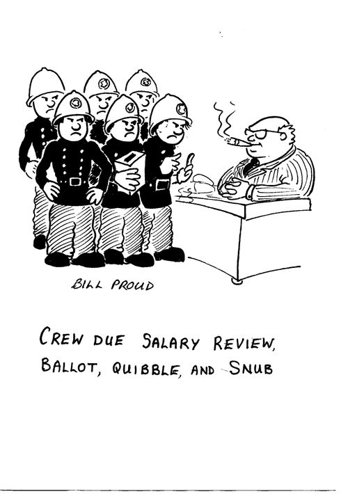 Crew due Salary Review, Ballot, Quibble and Snub