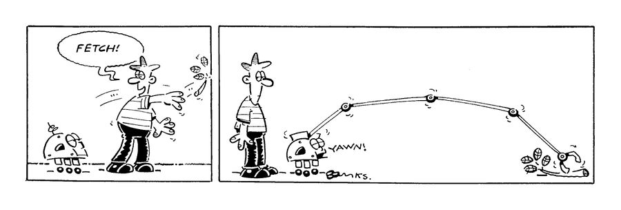 Nethead strip: Playing fetch with Cyberpet #1