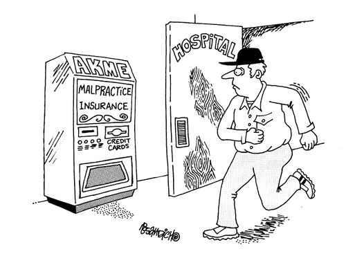 Akme malpractice insurance machine in hospital