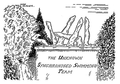 Statue of the Unknown Sychronised Swimming Team