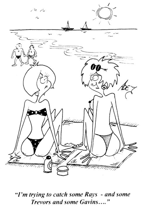'I'm trying to catch some Rays - and some Trevors and some Gavins...'