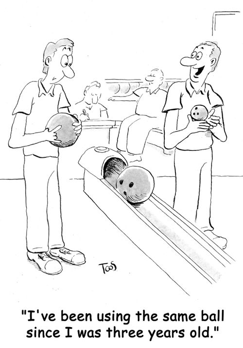 'I've been using the same ball since I was three years old.'