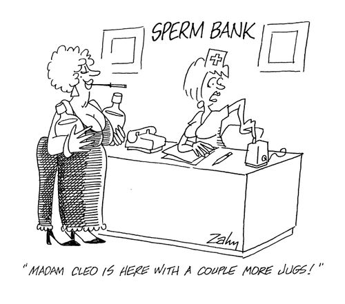 'Madam Cleo is here with a couple more jugs!'