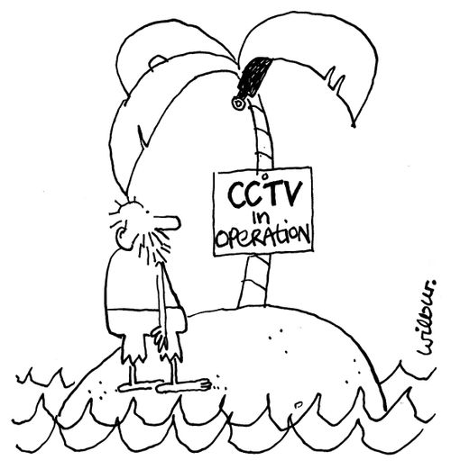CCTV in operation.