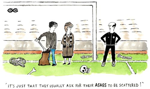 "It's just that they usually ask for their ASHES to be scattered!"