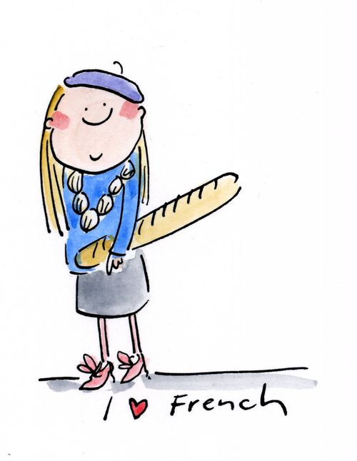I love French.