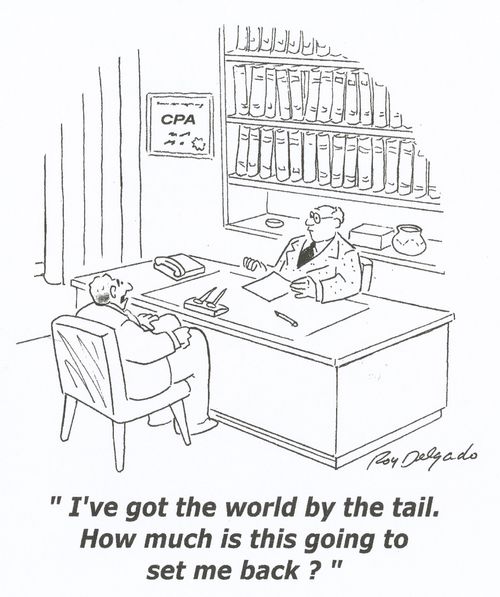 'I've got the world by the tail. How much is this going to set me back?'