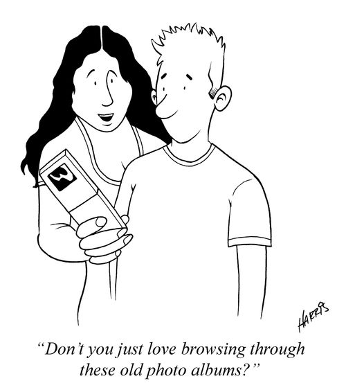'Don't you just love browsing through these old photo albums?'