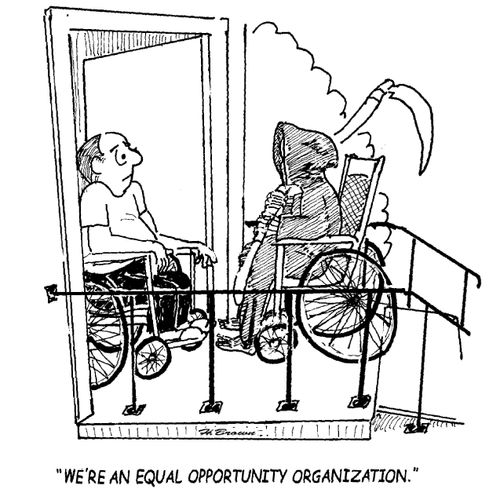 'We are an equal opportunity organization.'