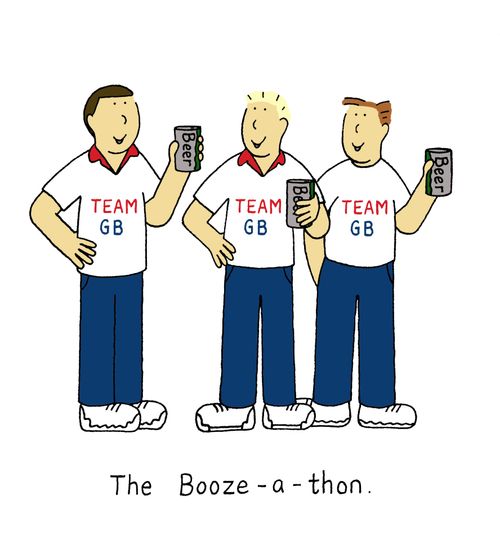 The booze-a-thon.