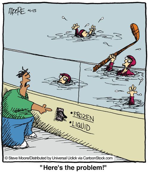 'Here's the problem!'