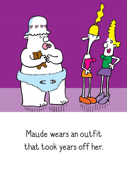 Maude wears an outfit that took years off her.