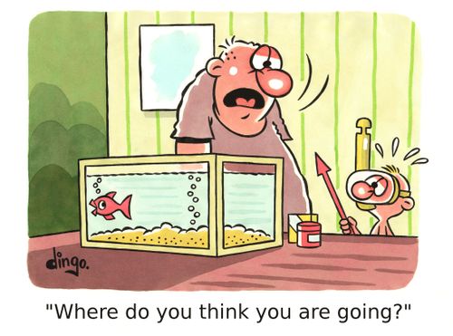 'Where do you think you are going?'